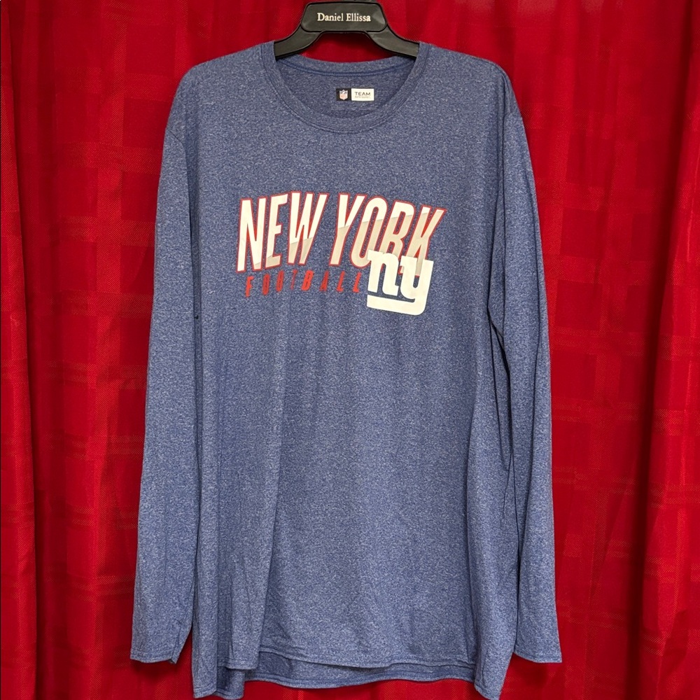 NFL Blue New York Giants Long Sleeve Tee
